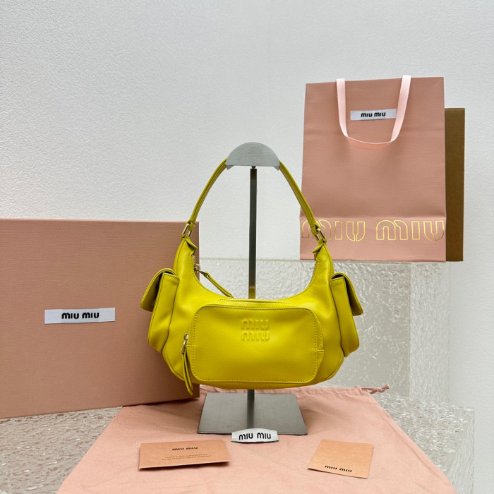 Miu Miu NIGO Candy Colored Leather Face Crossbody Underarm Bag #nigo57425