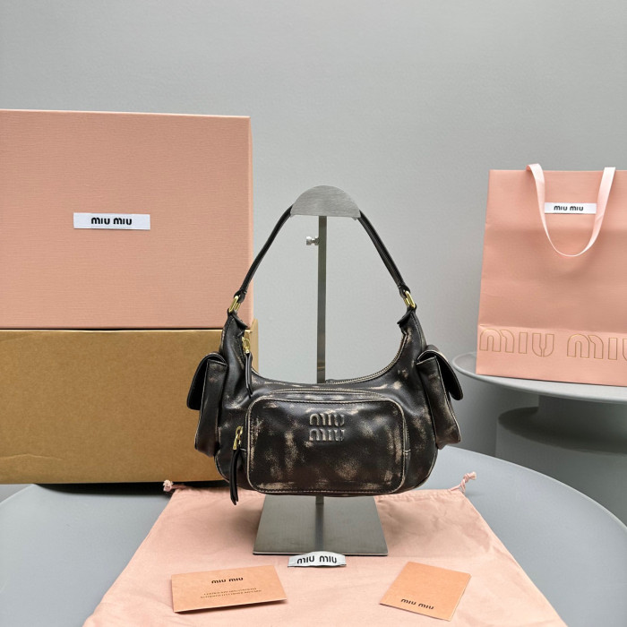 Miu Miu NIGO Candy Colored Leather Face Crossbody Underarm Bag #nigo57425