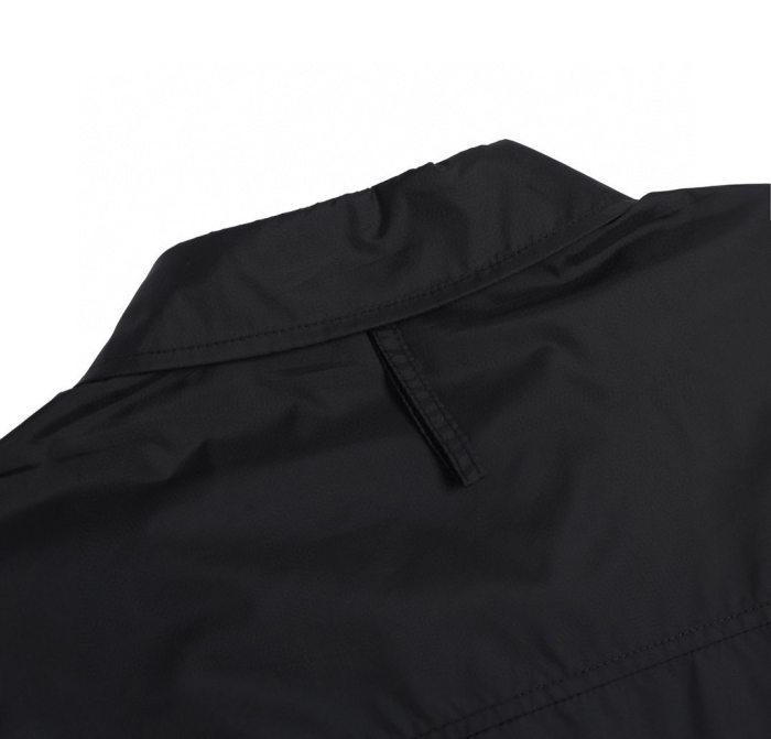 PRADA NIGO Nylon Short Sleeved Large Pocket Short Sleeved Buttoned shirt T-Shirt #nigo94482