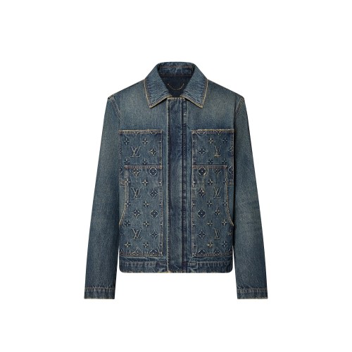 LouisVuitton Spring And Autumn Long Sleeved Denim Coat and Pants Set #nigo94515