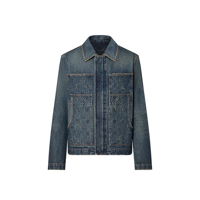 LouisVuitton Spring And Autumn Long Sleeved Denim Coat and Pants Set #nigo94515