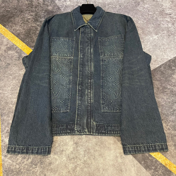 LouisVuitton Spring And Autumn Long Sleeved Denim Coat and Pants Set #nigo94515