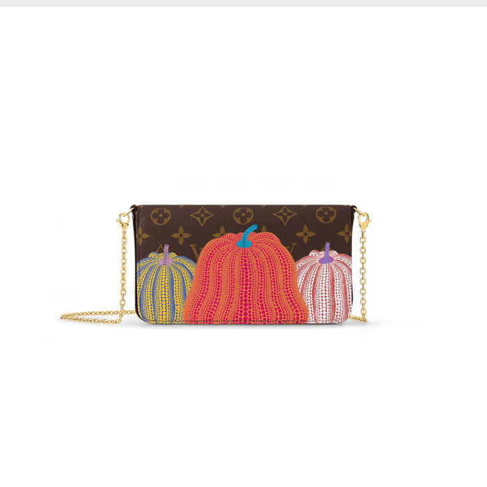 Louis Vuitton NIGO Leather Rectangular Chain Bag #nigo57486