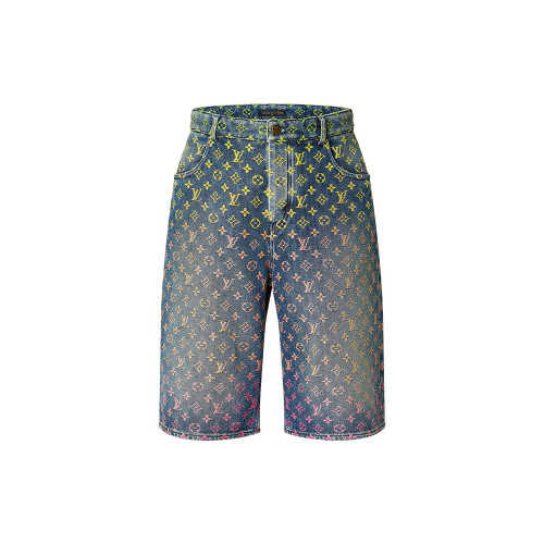 Louis Vuitton NIGO Denim Gradient Shorts Pants #nigo94149