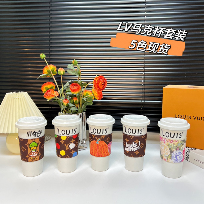 LouisVuitton NIGO Ceramic Mug Set Cup #nigo57495