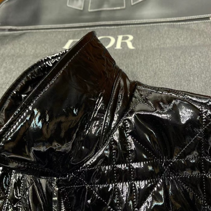 Dior NIGO Leather Zipper Jacket #nigo3421