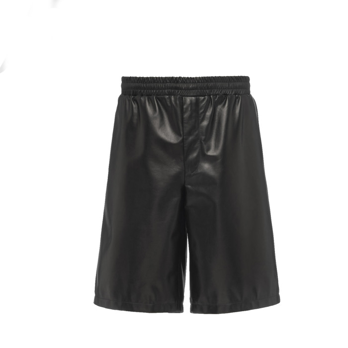 Prada NIGO Leather short sleeved shirt jacket shorts set Pants #nigo94566