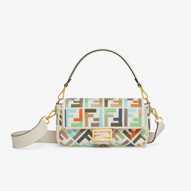FENDI NIGO Green Rectangular Shoulder Strap Bag #nigo57586