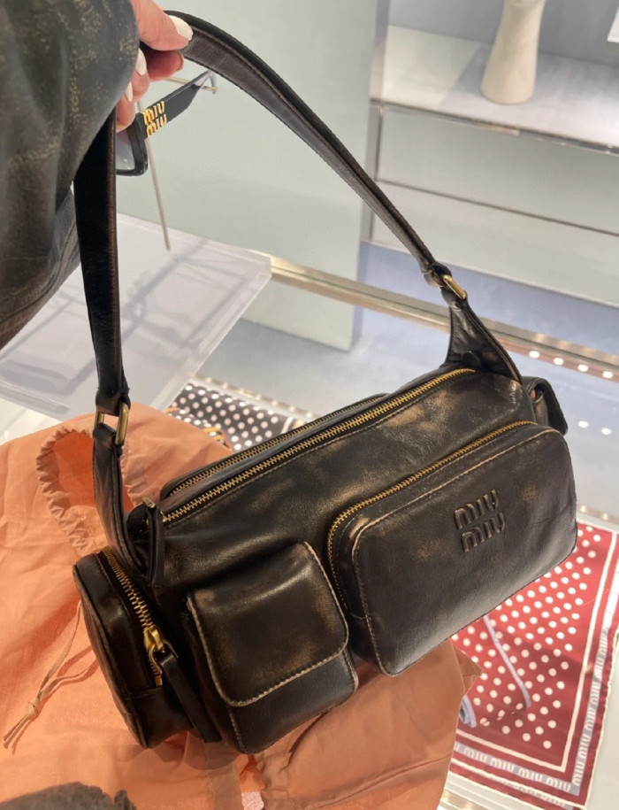 MIU MIU NIGO Handheld Leather Bag #nigo57615