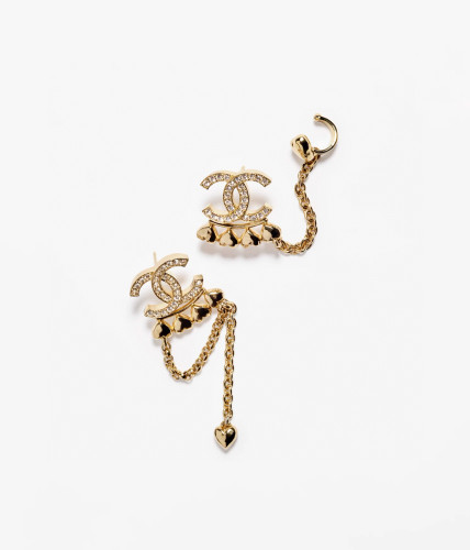 Chanel NIGO Gold Style Earrings #nigo84115