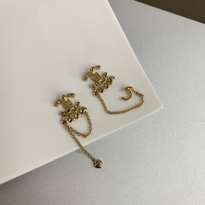 Chanel NIGO Gold Style Earrings #nigo84115