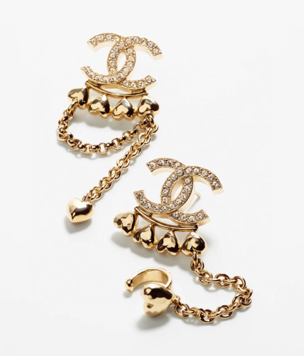 Chanel NIGO Gold Style Earrings #nigo84115