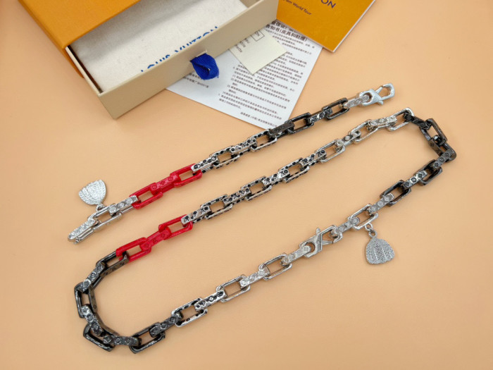 Louis Vuitton NIGO Splice Necklace Bracelet #nigo84124
