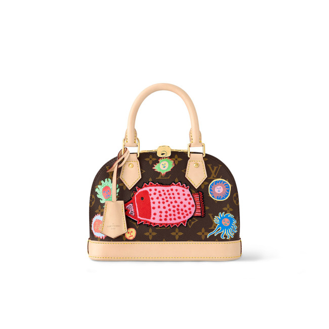 Louis Vuitton NIGO Leather Pumpkin Shell Handheld Crossbody Bag #nigo57653