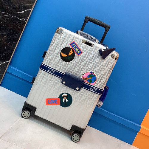 FENDI NIGO Silver Outbound Luggage #nigo57667