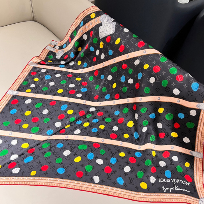 Louis Vuitton NIGO Polka Dot Decorative Square Scarf #nigo57696