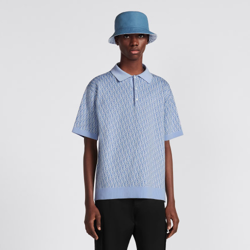 Dior NIGO Blue Polo Shirt T-shirt #nigo94656