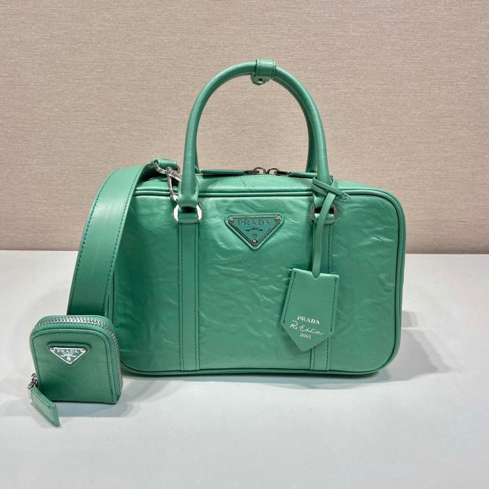 Prada NIGO Leather Candy Colored Portable Bag #nigo57743