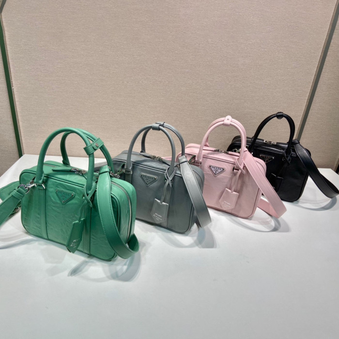 Prada NIGO Leather Candy Colored Portable Bag #nigo57743
