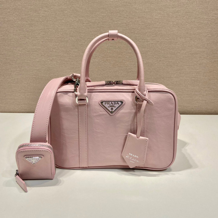 Prada NIGO Leather Candy Colored Portable Bag #nigo57743