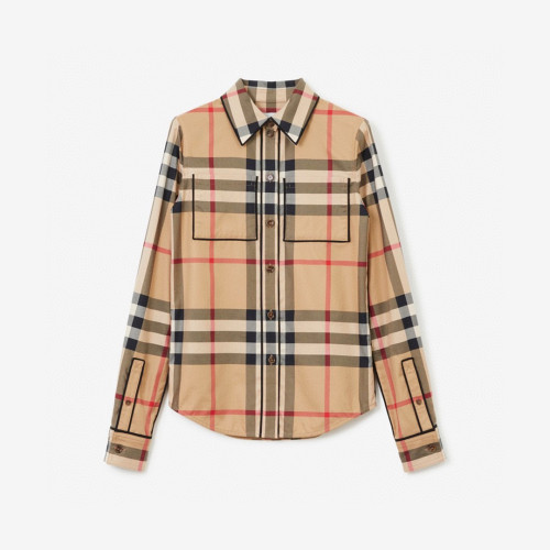 Burberry NIGO Checkered Long Sleeved Button Up Top #nigo57751