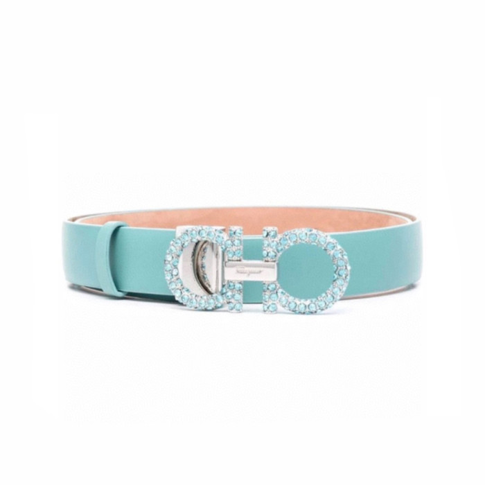 NIGO Ferragamo Bright Diamond Waistband Belt #nigo57778