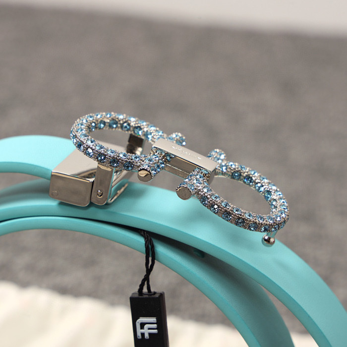 NIGO Ferragamo Bright Diamond Waistband Belt #nigo57778