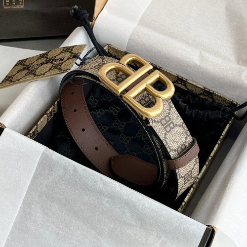 Balenciaga NIGO Canvas Leather Belt #nigo94624