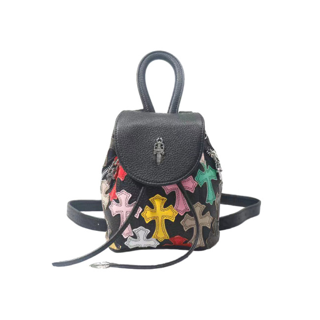 Chrome Hearts NIGO Women's Small Leather Backpack Bag #nigo94258