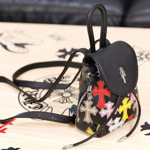 Chrome Hearts NIGO Women's Small Leather Backpack Bag #nigo94258