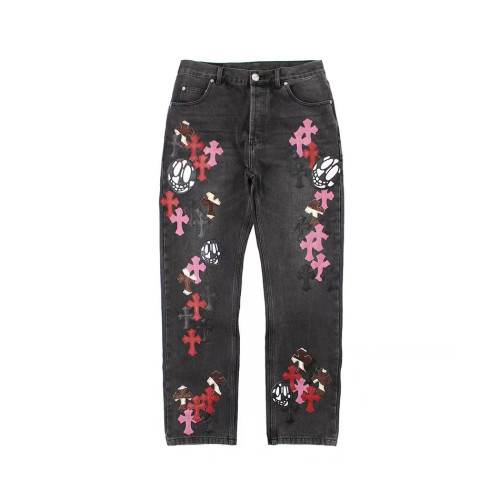 Chrome Hearts NIGO Washed Colorful Jeans Pants #nigo94677