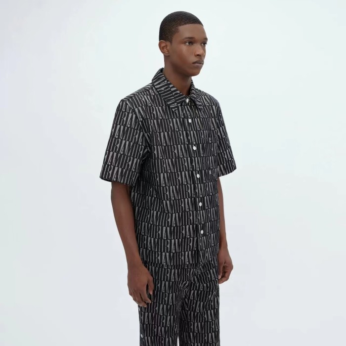 Amiri Short sleeved buttoned shirt T-shirt #nigo94741