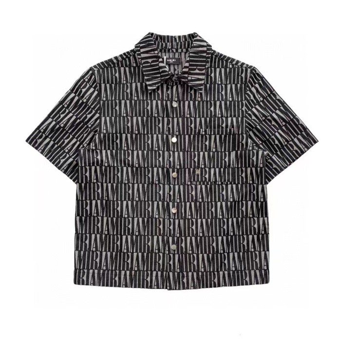 Amiri Short sleeved buttoned shirt T-shirt #nigo94741