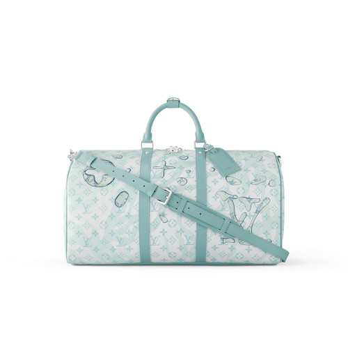 Louis Vuitton NIGO Leather Handbag Travel Bag Bags #nigo94751