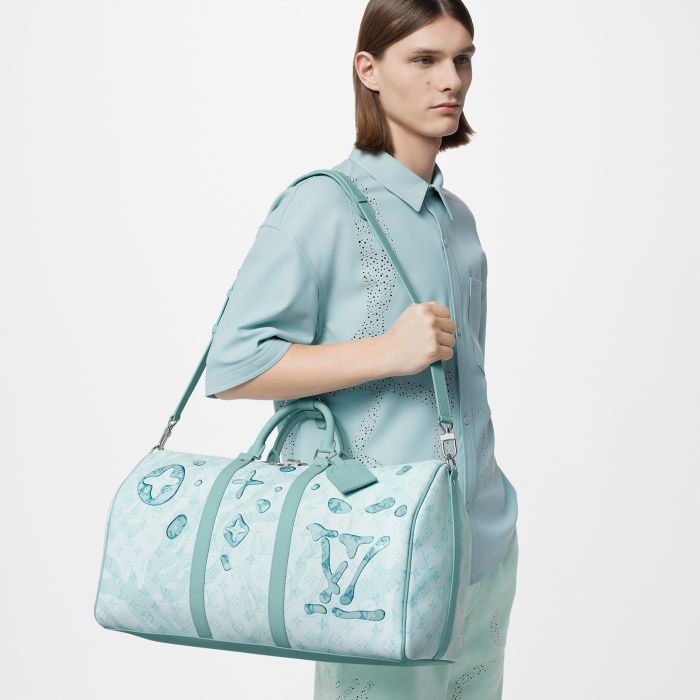 Louis Vuitton NIGO Leather Handbag Travel Bag Bags #nigo94751