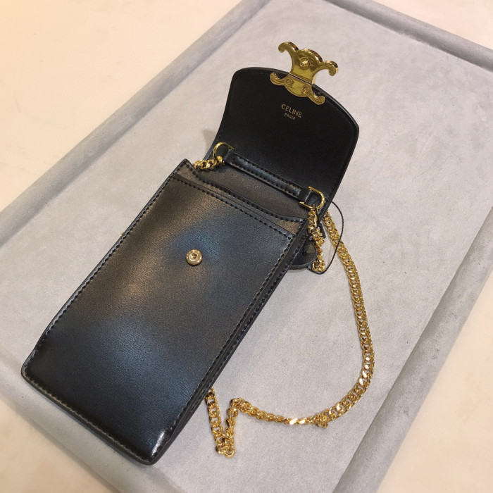 Celine NIGO Leather Vertical Mobile Phone Bag Bags #nigo94759