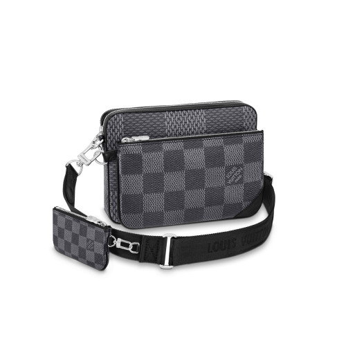 Louis Vuitton NIGO Three In One Diagonal Span Bag Bags #nigo94775