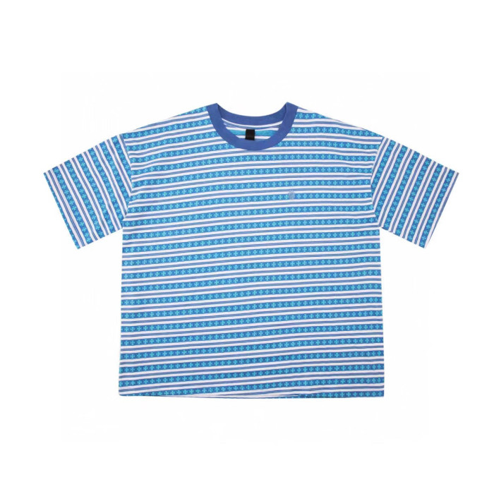 Chrome Hearts NIGO Men's Striped Short Sleeve T-shirt #nigo94768