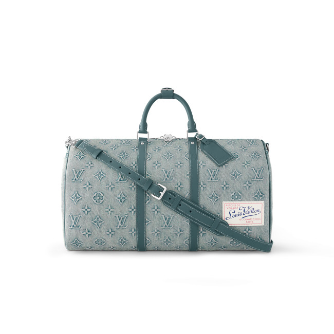 Louis Vuitton NIGO Denim Handbag Travel Bag Bags #nigo94938