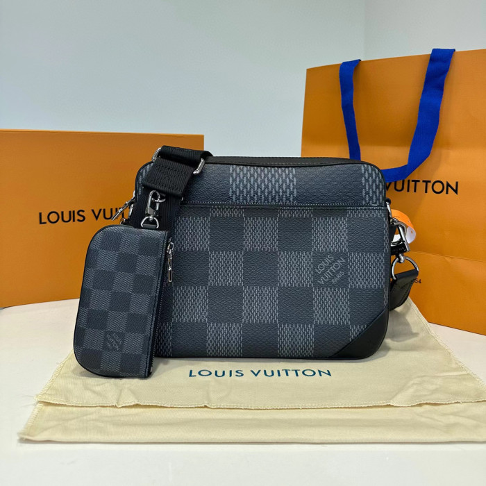 Louis Vuitton NIGO Three In One Diagonal Span Bag Bags #nigo94775