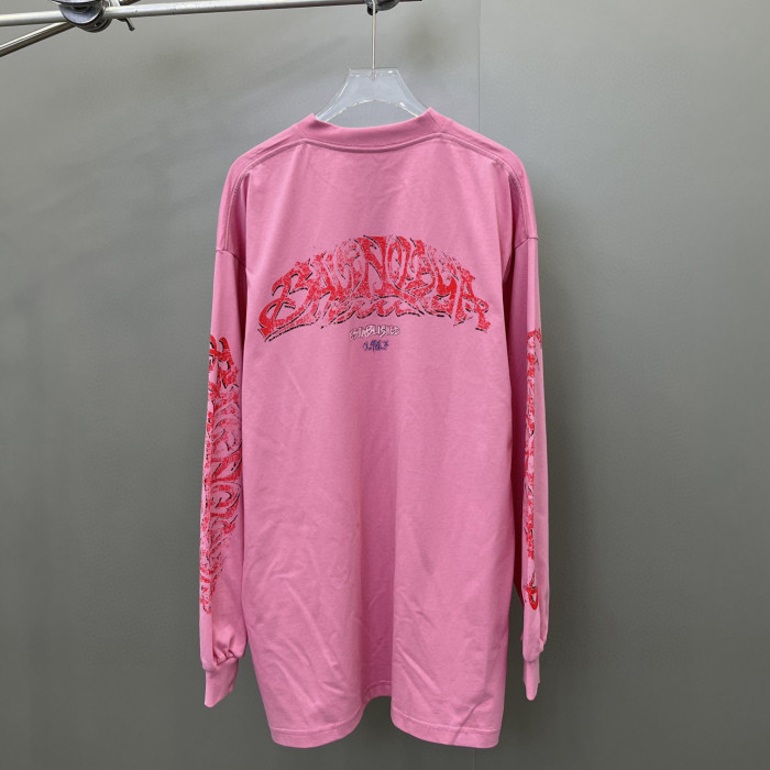 Balenciaga NIGO Loose Print Bottomed Long Sleeved Top #nigo57972