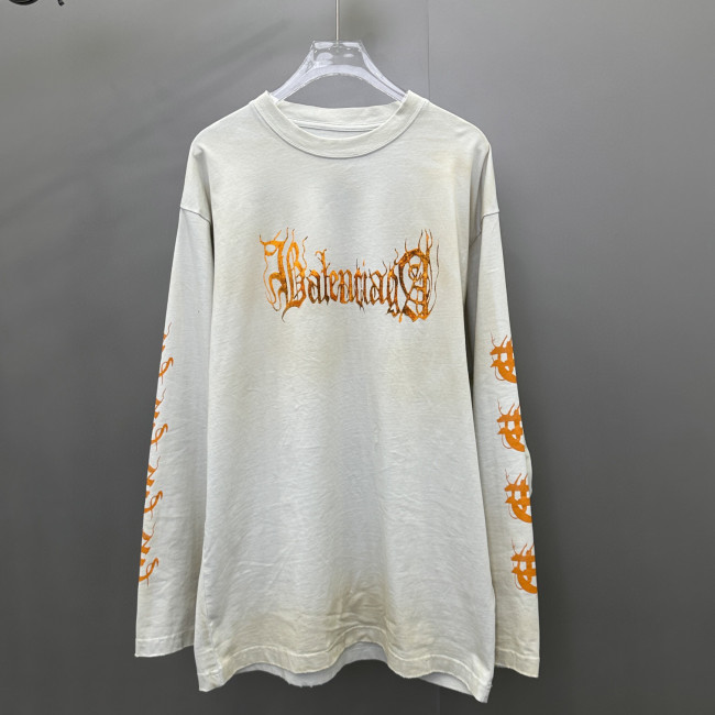 Balenciaga NIGO Loose Print Bottomed Long Sleeved Top #nigo57972