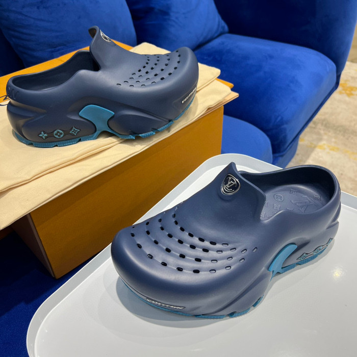 Louis Vuitton NIGO Thick Soled Baotou Half Slippers Shoes #nigo94782