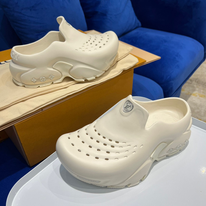 Louis Vuitton NIGO Thick Soled Baotou Half Slippers Shoes #nigo94782