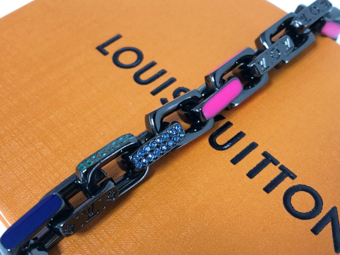 Louis Vuitton NIGO Black Chain Bracelet Necklace #nigo84152