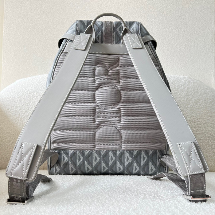 Dior NIGO Smooth Cow Leather Nylon Backpack Bag #nigo58138