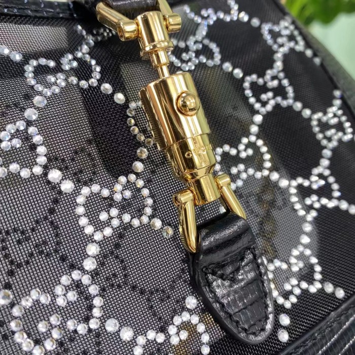 GUCCI Chain Mesh Leather Portable Shoulder Bag Bags #nigo56314