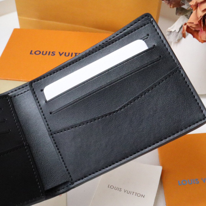 Louis Vuitton NIGO Leather Printed Wallet #nigo21118