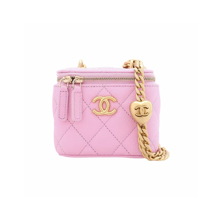 Chanel Leather Textured Small Square Chain Bag #nigo58112