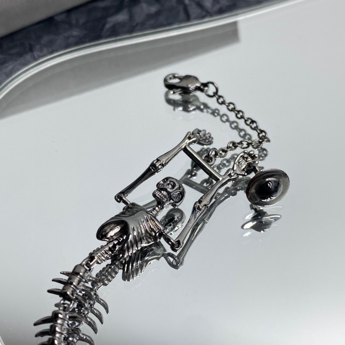 Vivienne Westwood NIGO Black Decorative Chain Bracelet #nigo84137